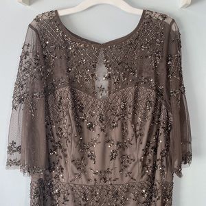 Adrianna Papell Beaded Dress 14W